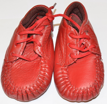 Leather Shoes - Red